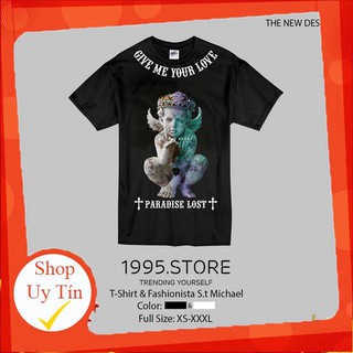 Áo Thun Nam T-Shirt & Fashionista S.t Michael Cổ Tròn Tay Ngắn Form Suông Organic Cotton Regular Tee GD51-56