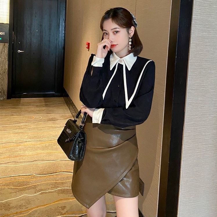 Áo Sơ Mi Nữ Dáng Rộng Phong Cách Retro Hàn Quốc