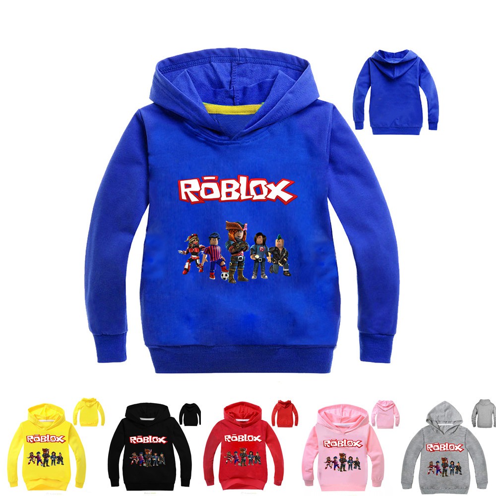 Áo hoodie dài tay in hình Roblox mới lạ cho bé