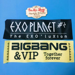 Banner vải bigbang exo