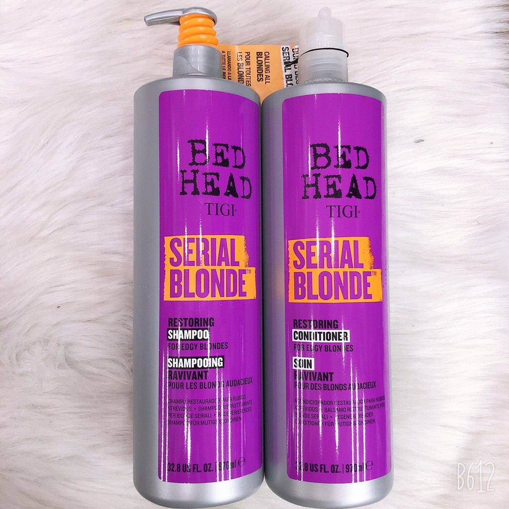 Bộ gội xả phục hồi dành cho tóc tẩy, tóc nhuộm màu tone sáng BED HEAD TIGI ( mẫu mới nhất, hàng chính hãng )