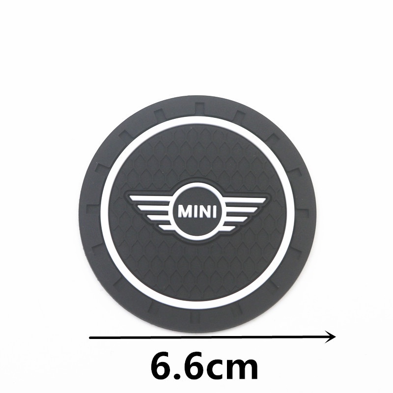 Set 1/2 Miếng Lót Cốc Chống Trượt Trang Trí Nội Thất Cho MINI Cooper Clubman R55 R56 R57 R58 R59 F54 F55 F56
