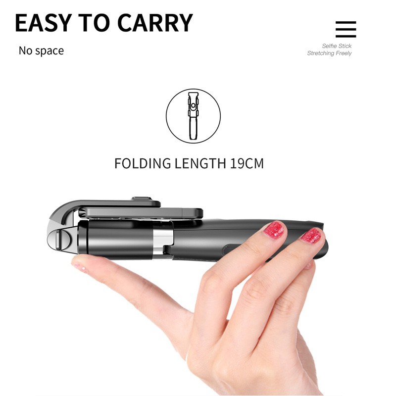 4 In1 Bluetooth không dây Selfie Stick Chân máy có thể gập lại & Monepads phổ biến cho điện thoại thông minh và máy ảnh hành động thể thao | BigBuy360 - bigbuy360.vn