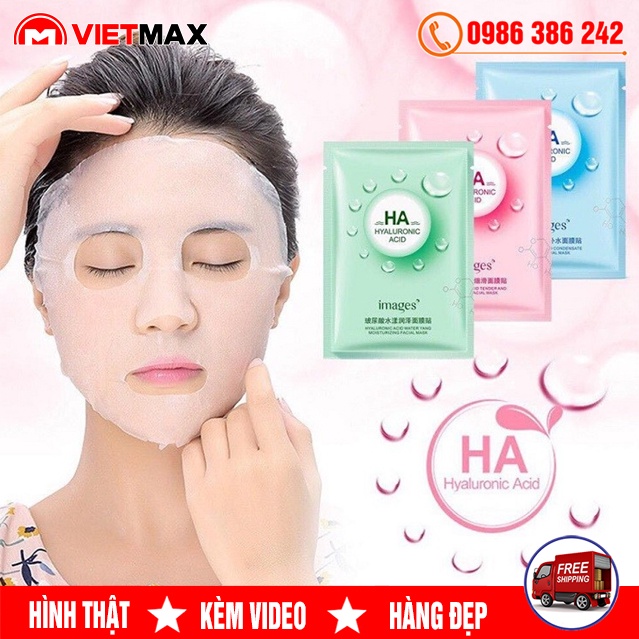 Mặt Nạ Giấy HA Images Dưỡng Ẩm Và Làm Sáng Da Mix 3 Màu Mask Nội Địa Trung Chính Hãng | BigBuy360 - bigbuy360.vn