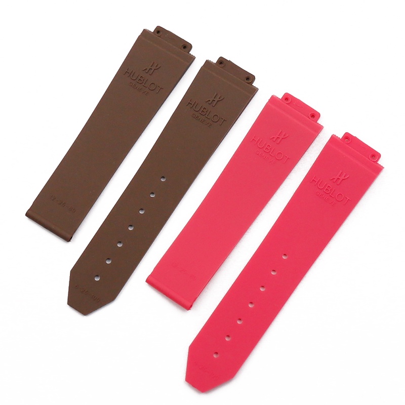 Dây đồng hồ cao su silicone 15 / 21mm có khóa kim loại chống nước thay thế cho Hublot