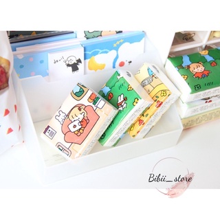 Gói khăn giấy mini bỏ túi siêu đáng yêu, khăn giấy 10 miếng bỏ túi
