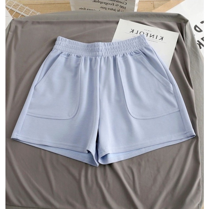 Tập thể dục Chạy Bộ Quần Short Mùa Hè mới phong cách Hàn Quốc thể thao dáng rộng Quần Short ống rộng Plus Kích Thước P5