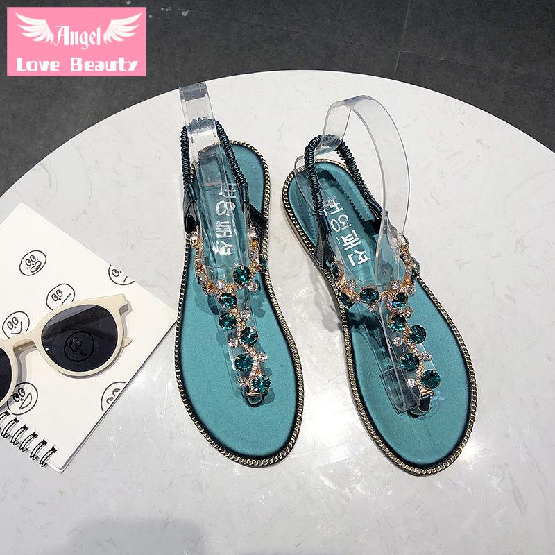Giày Sandal Đế Bằng Chống Trượt Phong Cách Thời Trang Mùa Hè Mới 2022 Cho Nữ