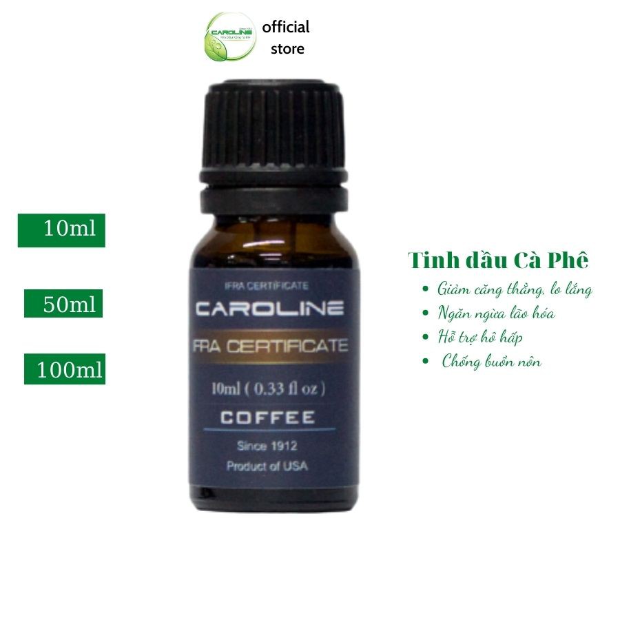 Tinh dầu Cà Phê CAROLINE 10ml/50ml/100ml