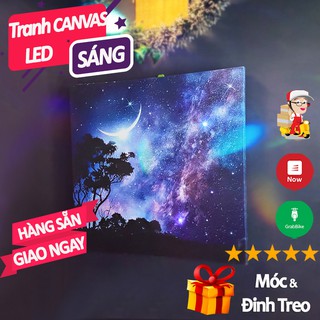 Tranh Vải Treo Tường Phòng Ngủ, Tranh Treo Tường Phòng Khách Có Sẵn Khung Tranh Sử Dụng Trang Trí Nhà Cửa - Lb19157