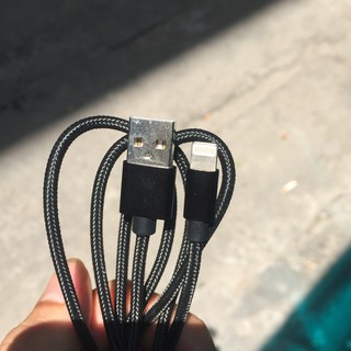 [Siêu Bền - Siêu Rẻ] Cáp Sạc IPHONE Dây Dù 1m - 2m - Sạc Nhanh 2A