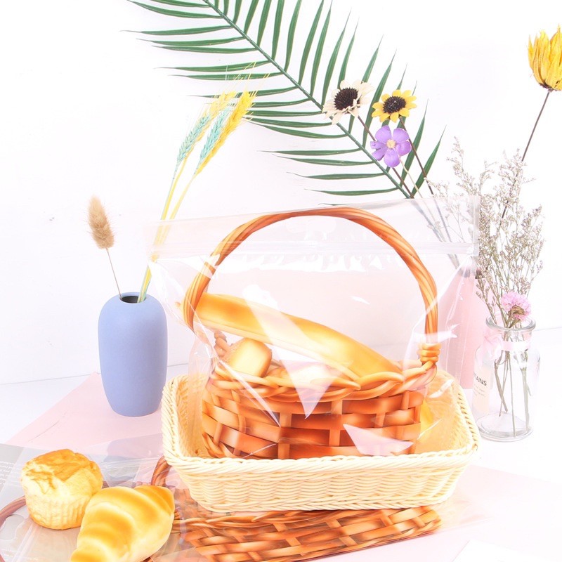 Túi zip đựng bánh hình đan giỏ