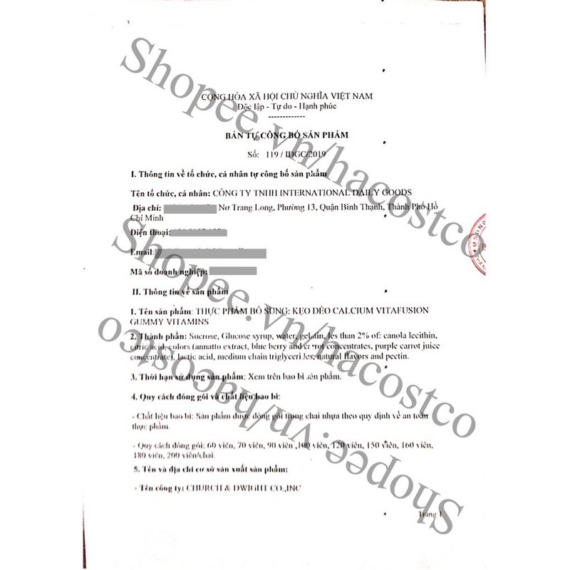 Kẹo dẻo bổ sung vitamin tổng hợp Vitafusion MultiVites 75 & 100 viên | Thế Giới Skin Care