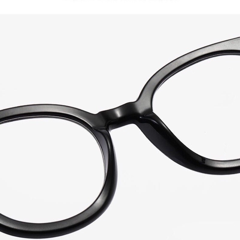 Kính tròn gọng dày thời trang nam nữ