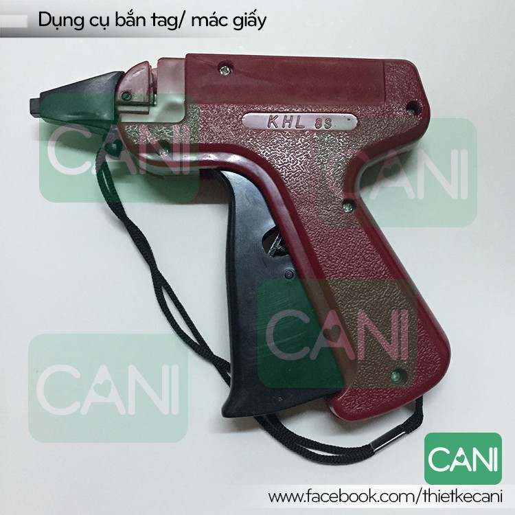 Dây nhựa treo mác quần áo Máy bắn tag áo