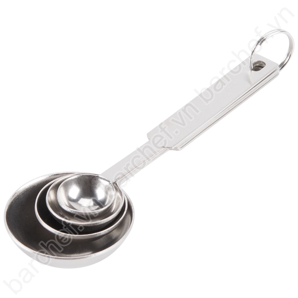Bộ 4 thìa định lượng teaspoon bằng thép không gỉ