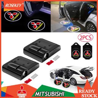 2 Đèn Led Chiếu Logo Cho Xe Hơi Mitsubishi Outlander Asx Triton Lnacer Tyt001