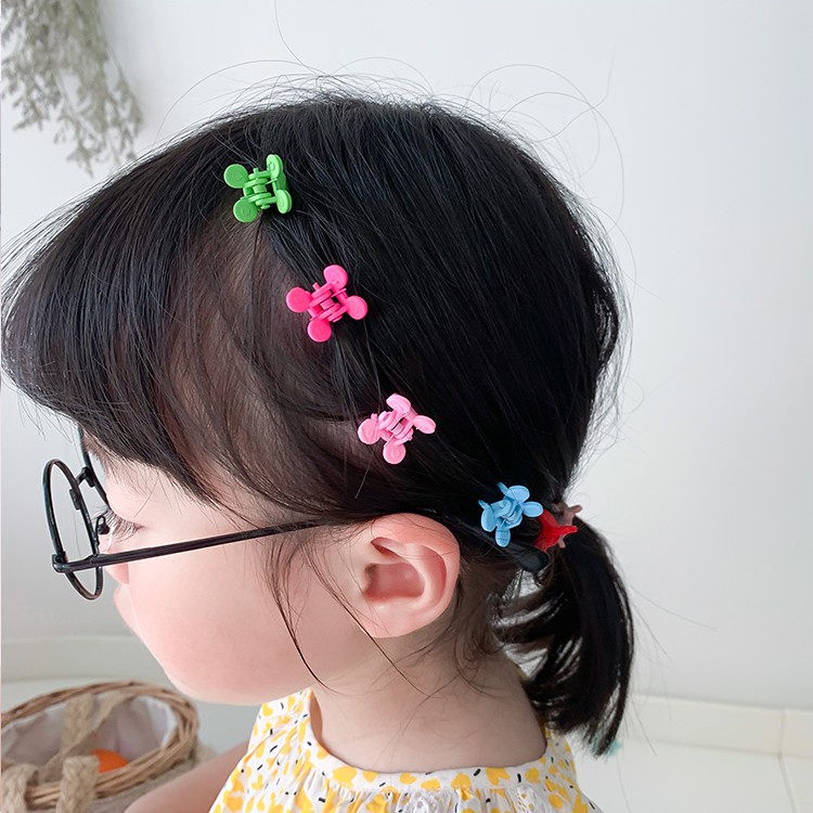 Kẹp tóc cho bé cặp tóc càng cua mini sơn mờ cao cấp xinh xắn đáng yêu set 50 kẹp SuShiShop S.CT19