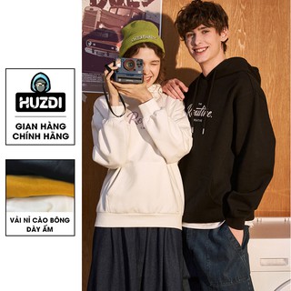 Áo Khoác Hoodie Cặp Nam Nữ Unisex - Áo Hoodie Cặp Cute Phong Cách Hàn Quốc - HUZDI mã HOD009