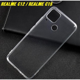 Ốp lưng dẻo Oppo Realme C12/ Realme C15 Silicon trong suốt - Hàng loại 1