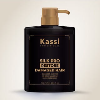 Dầu hấp mềm mượt tóc Kassi Silk Pro Repair 750ml