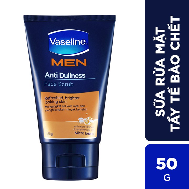 Sữa rửa mặt tẩy tế bào chết Vaseline Men 50g | BigBuy360 - bigbuy360.vn