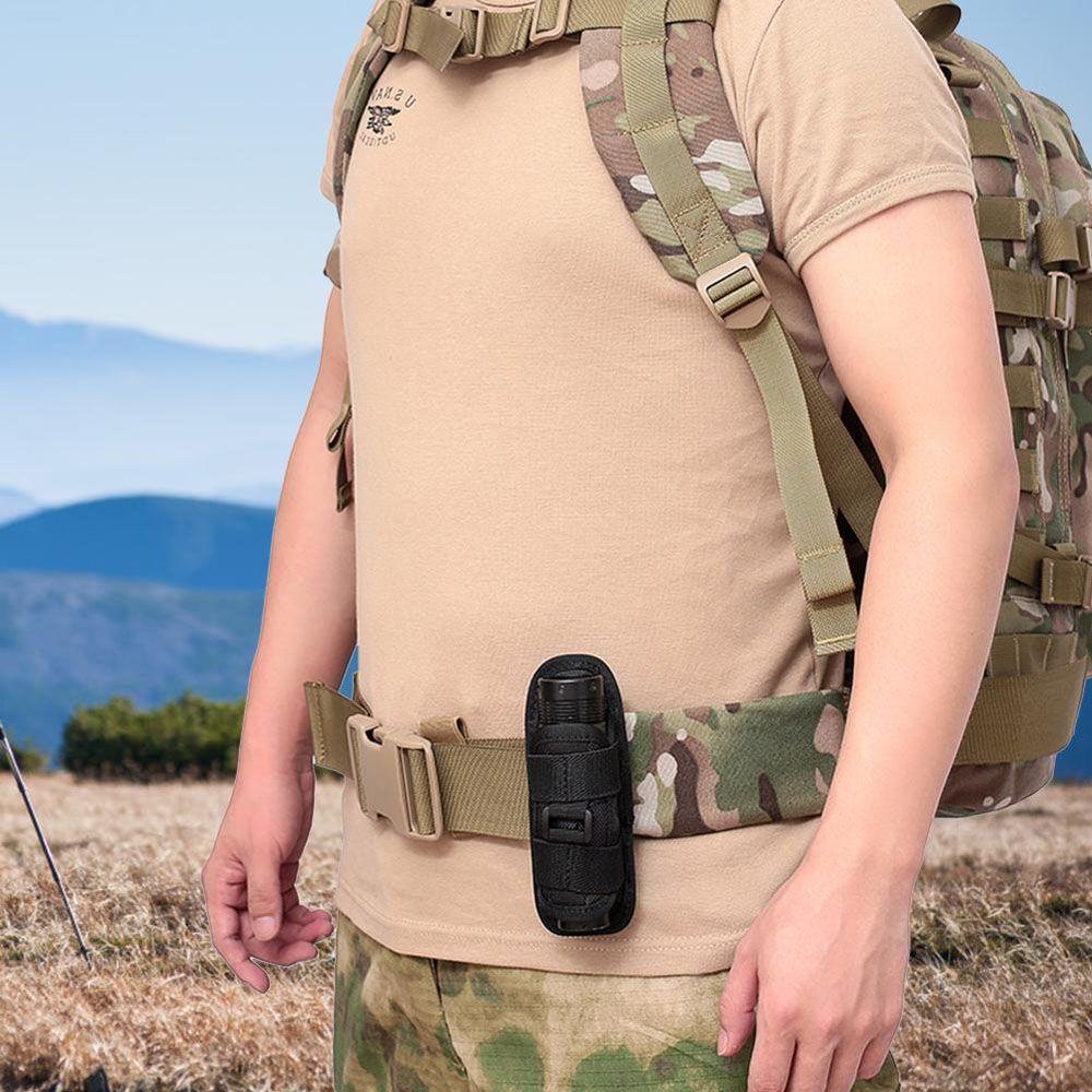 Vỏ Bọc Đèn Pin Đeo Thắt Lưng Xoay 360 Độ Chống Thấm Nước Siêu Bền Tiện Dụng Mang Theo Du Lịch / Leo Núi