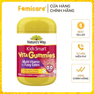 Kẹo dẻo biếng ăn Nature's Way Kids Smart Vita Gummies kích thích ăn ngon hộp 60 viên