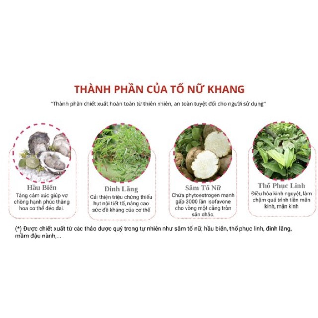 TỐ NỮ KHANG-TĂNG VÒNG 1-TĂNG NỘI TIẾT TỐ, DA ĐẸP lẺ 1 hộp 30v CHÍNH HÃNG | BigBuy360 - bigbuy360.vn