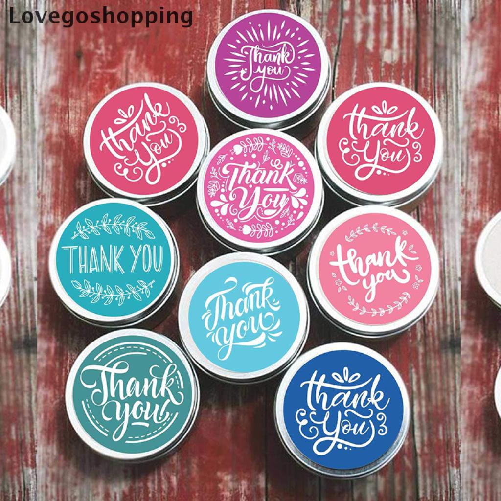 Cuộn 500 Miếng Dán Tròn thank you