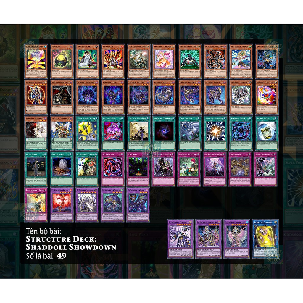 Bộ bài Yugioh - Structure Deck: Shaddoll Showdown