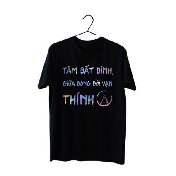 Áo phông phản quang bảy màu Tâm bất dính, form Unisex rộng tay lỡ chất Cotton freesize cho nam và nữ MODY