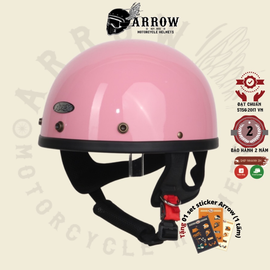 Mũ bảo hiểm nửa đầu Biltro arrow shop Cozi nón bảo hiểm 1/2 nhập khẩu Thái Lan