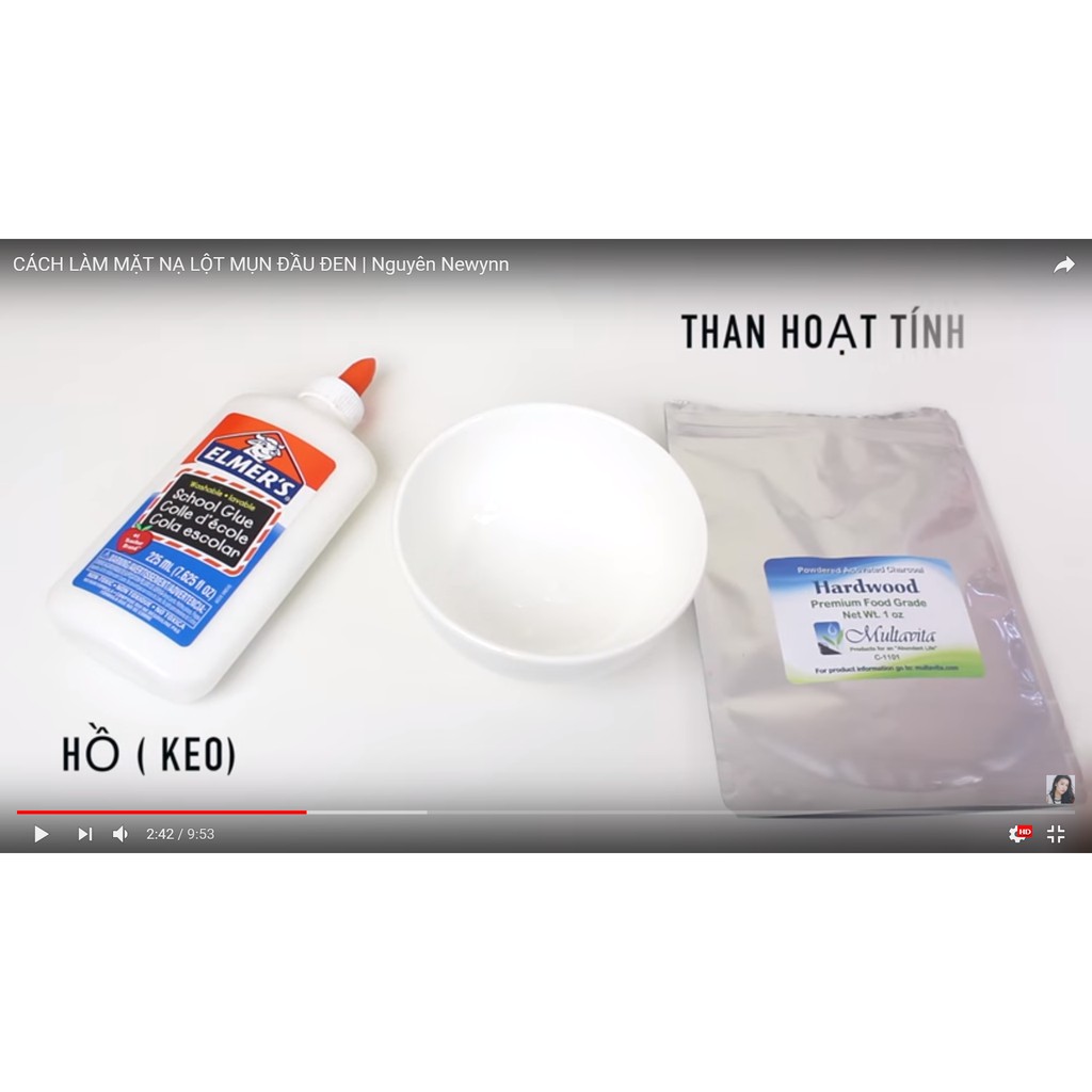 Bột than hoạt tính, than tre hoạt tính dùng để đắp mặt nạ