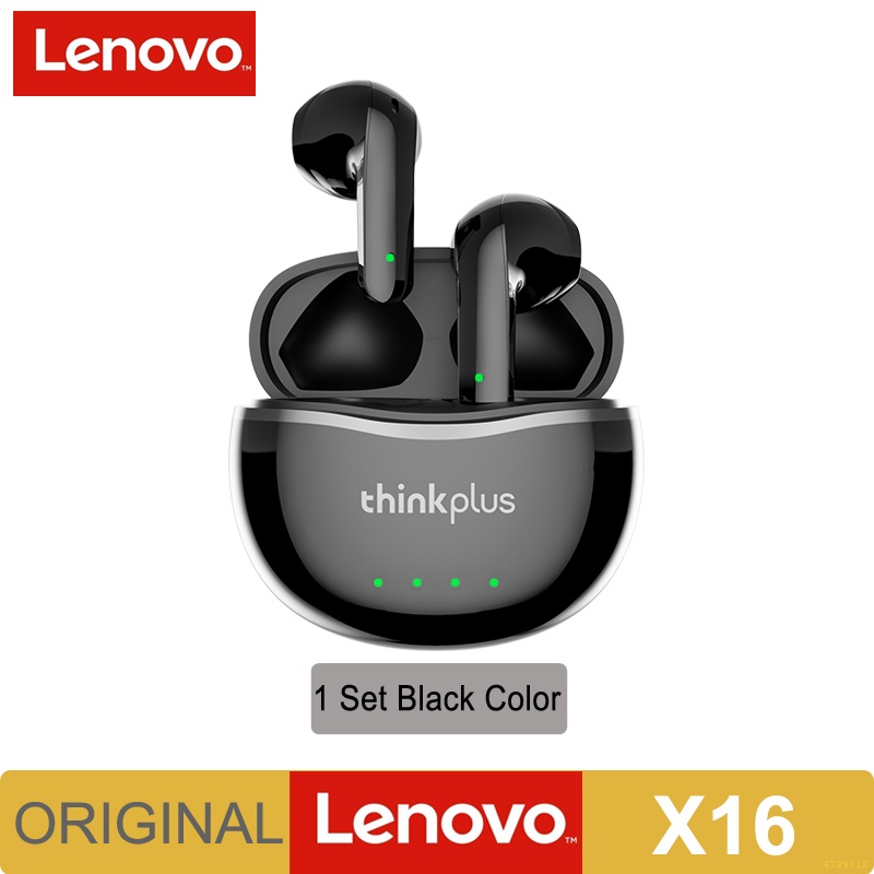 Nguyên bản Lenovo X16 pro TWS Earbuds BT 5.2 Thể thao chống nước Tai nghe Bluetooth chống ồn Tai nghe trong tai có micrô
