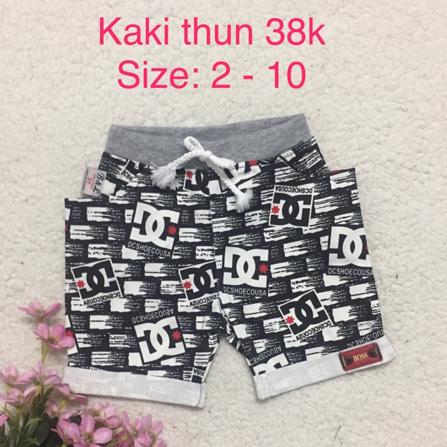 Quần kaki thun 8-33kg