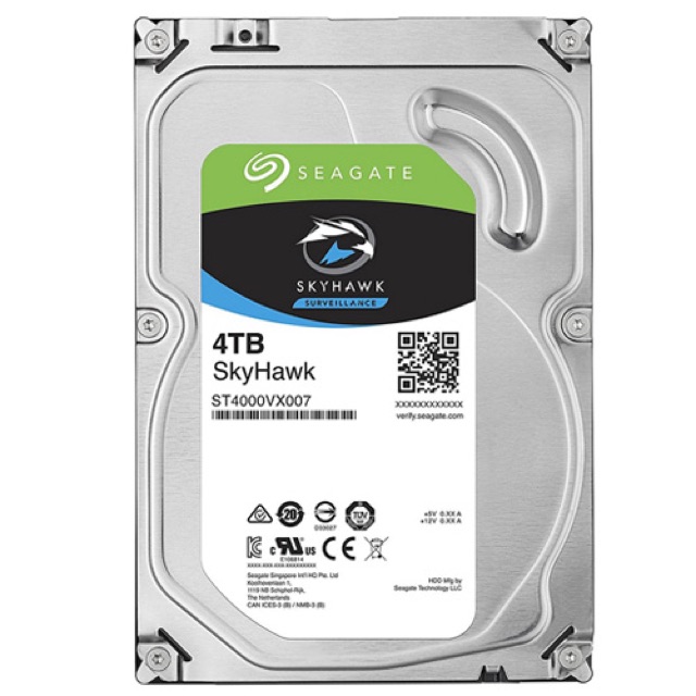 [SALE 10%] Ổ cứng HDD SEAGATE® Skyhawk Surveillance 1TB, 2TB, 3TB, 4TB tốc độ 64MB SATA 3 6Gb/s 3.5” | BigBuy360 - bigbuy360.vn