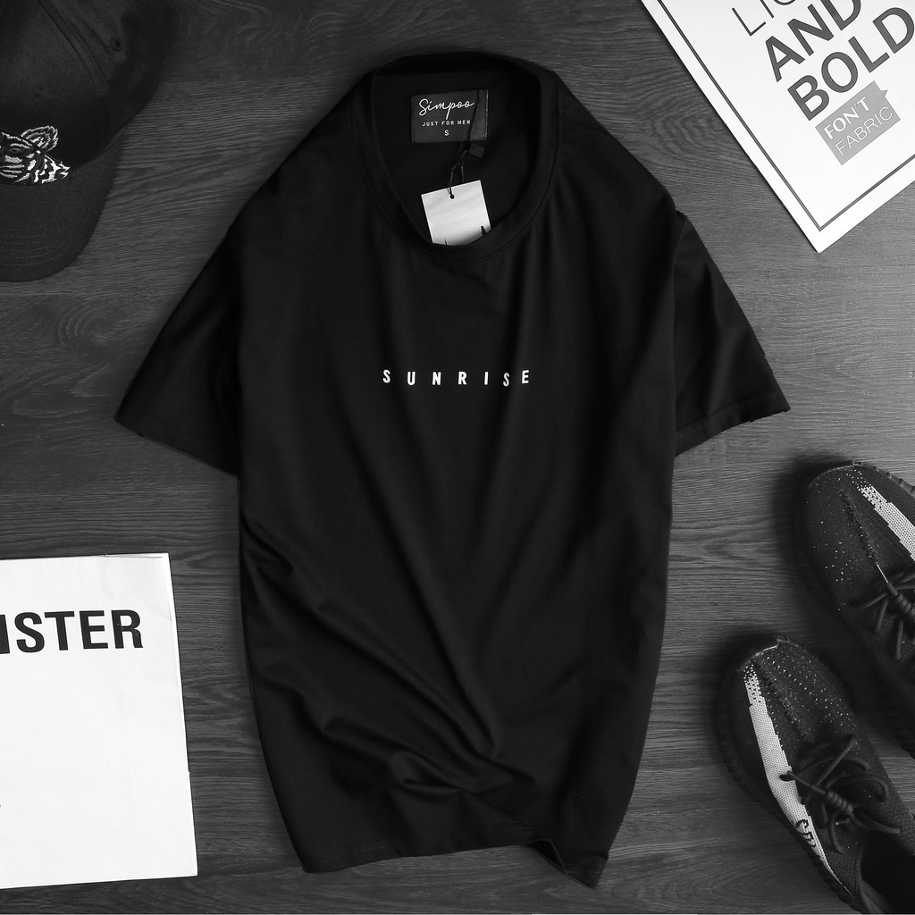 Áo thun Nam cổ tròn Sunrise- T015 | BigBuy360 - bigbuy360.vn