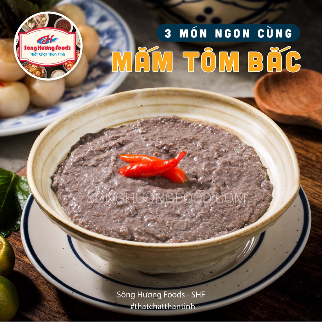 Mắm Bôm Bắc Sông Hương hũ 430g hương vị đặc trưng