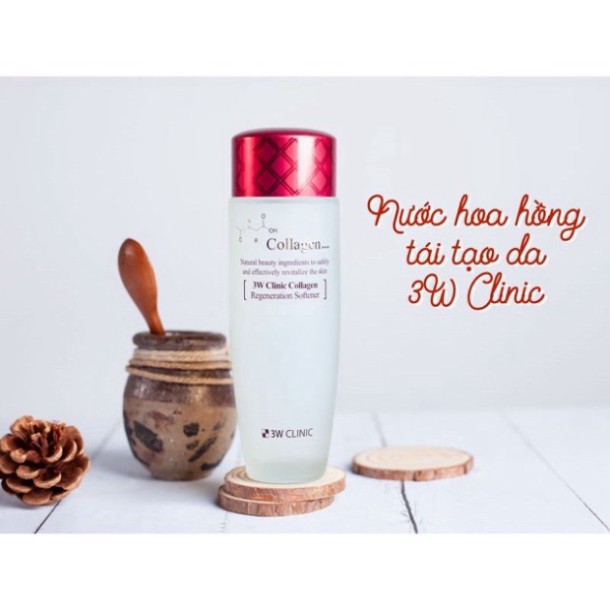 Nước hoa hồng 3W Clinic Collagen Softener Toner 150ml