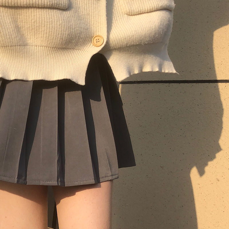 Chân Váy Xếp Ly JK Fashion Skirts Korean High Waist Pleated Skirt Plus Size