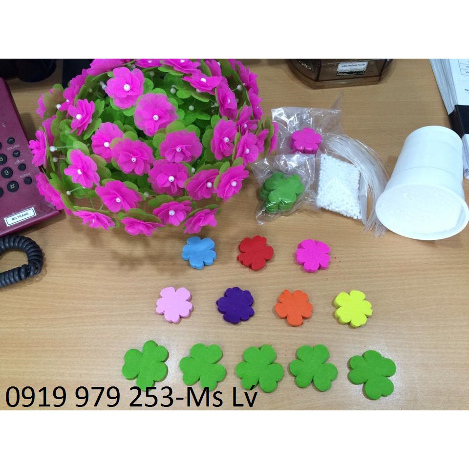 Combo 10 bộ nguyên liệu hoa bợ