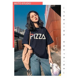 Áo phông rộng PIZZA hot hit 2018