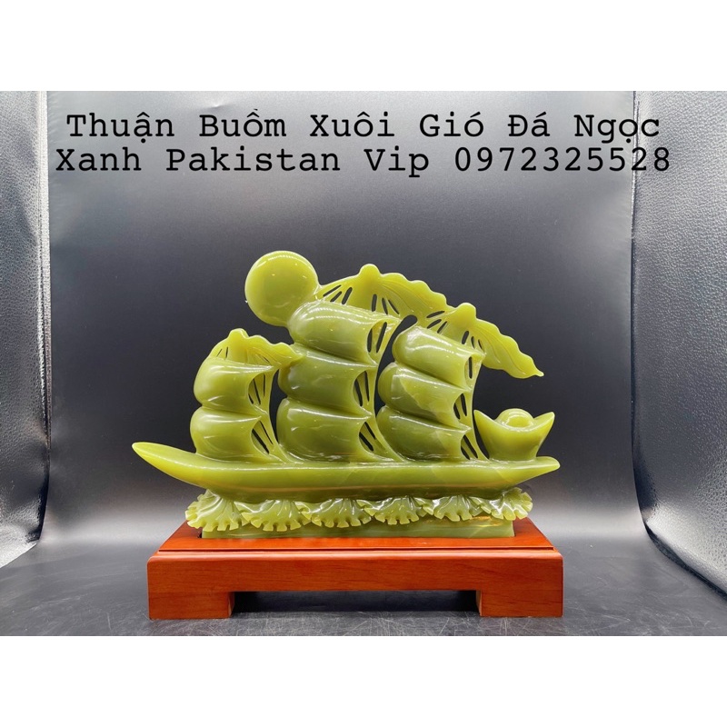Tượng Thuận Buồm Xuôi Gió Đá Ngọc Phong Thuỷ