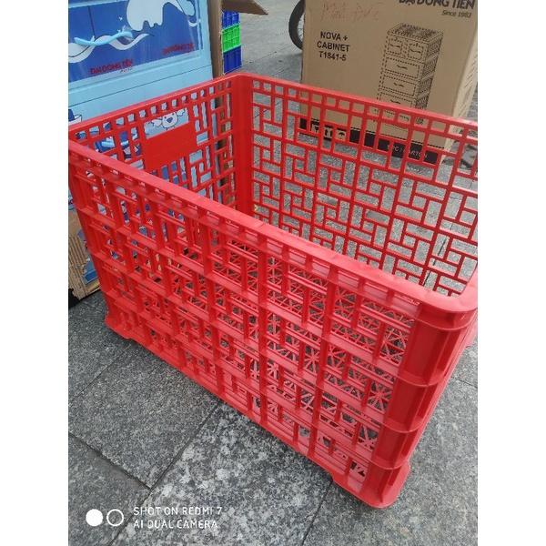 Rổ giao hàng 8 bánh xe mẫu mới