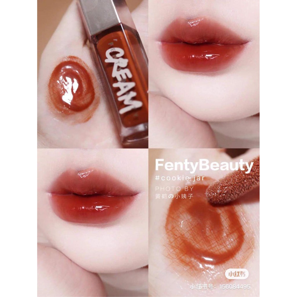 [Mã 44FMCGSALE1 giảm 10% đơn 250K] Son bóng Fenty Beauty Color Drip Lip Cream 9mL màu Cookie Jar