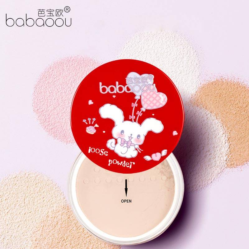 (Hàng Mới Về) Phấn Phủ Babaou Dạng Bột Kiềm Dầu Chống Thấm Nước