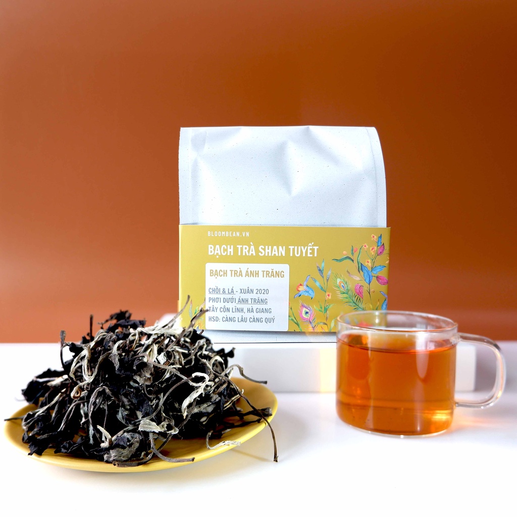 Bạch Trà Ánh Trăng - Trà Shan Tuyết cổ thụ - Bloombean
