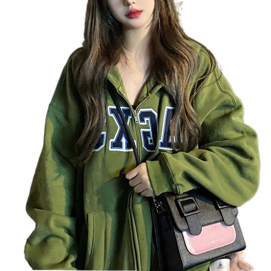 Áo Sweater Có Mũ Trùm Vải Mỏng Kiểu Retro Hàn Quốc Thời Trang Mùa Thu Cho Nữ