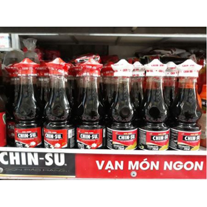 Nước tương Chinsu Tỏi Ớt-Đậu Nành,chai 250 ml